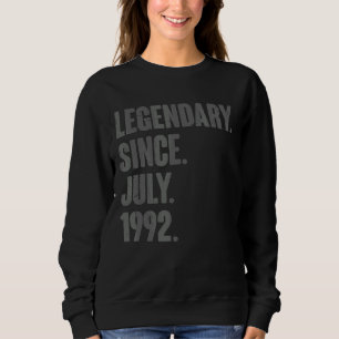 Legendarisch sinds juli 1992 30 jaar oud 30e geboo trui