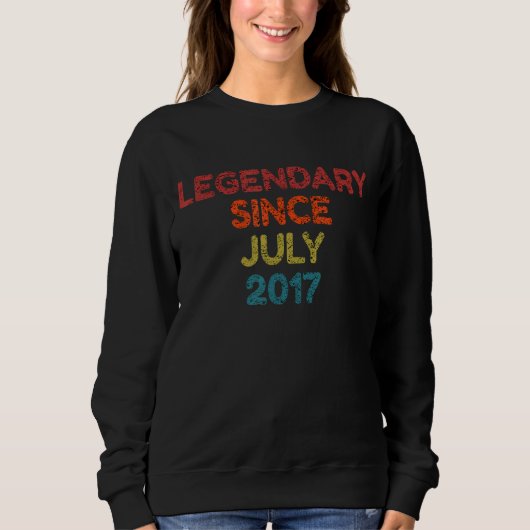 Legendarisch sinds juli 2017 Retro Verjaardag Trui (Voorkant)