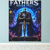 Legendarisch Vader Ridder Canvas Afdruk (Insitu (Houten vloer))
