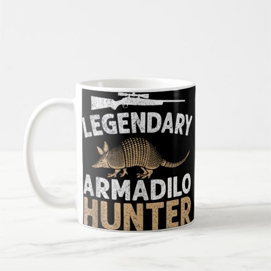 Legendarische Armadillo Hunter Grappige Armadillos Koffiemok (Links)