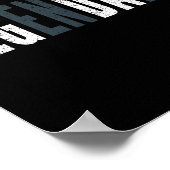 Legendarische beendag - beendag in de sportschool poster (Hoek)