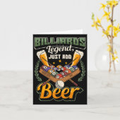 Legendarische biljart kaart (Gele Bloem)