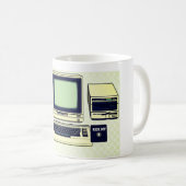 Legendarische Commodore 64 Retro Computer Koffiemok (Voorkant rechts)