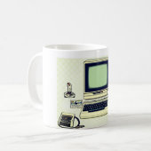 Legendarische Commodore 64 Retro Computer Koffiemok (Voorkant links)