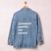 Legendarische conciërge is met pensioen denim jacket (Hangar)