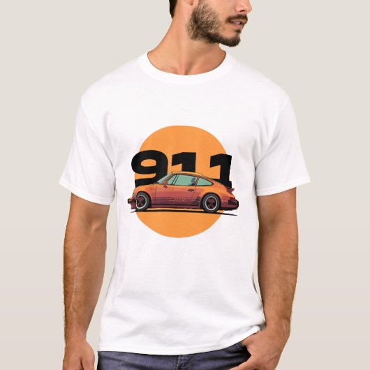 Legendarische Drive 911 T-shirt (Voorkant)