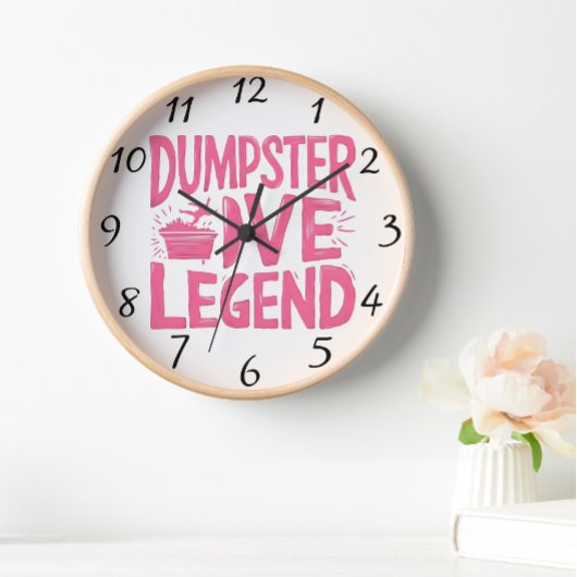 Legendarische Dumpster Dive Enthousiast Grote Klok