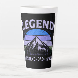 Legendarische echtgenoot vader held vintage Vaderd Latte Mok