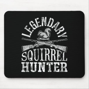 Legendarische Eekhoorn Jager T Shirt Jagen Funny V Muismat