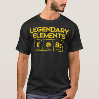 Legendarische elementen van basketbal K-O-BE Perio T-shirt