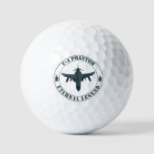 Legendarische F-4 Phantom Fighter Vliegtuig Golfballen (Voorkant)