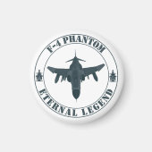 Legendarische F-4 Phantom Fighter Vliegtuig Magneet (Voorkant)