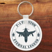 Legendarische F-4 Phantom Fighter Vliegtuig Sleutelhanger (Voorkant)