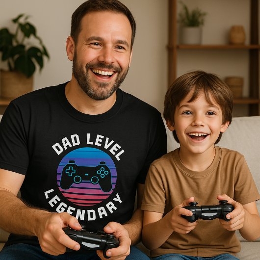Legendarische gamecontroller voor papa - Vaderdag T-shirt