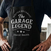 Legendarische Garage Mastermonteur met aangepaste  Schort