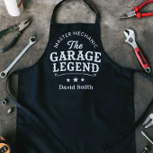Legendarische Garage Mastermonteur met aangepaste  Schort