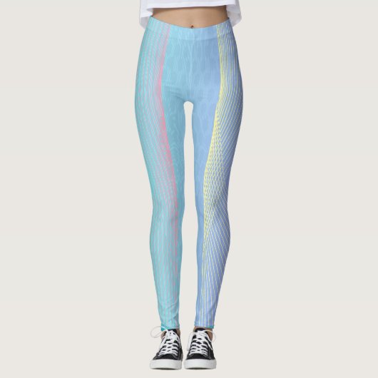 Legendarische geometrische Leggings geïnspireerd o (Voorkant)