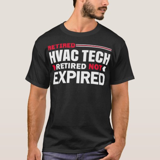 Legendarische Gepensioneerde HVAC Tech Cool Funny  T-shirt (Voorkant)