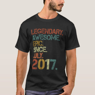 Legendarische Geweldige Epic sinds 6 juli 2017 T-shirt