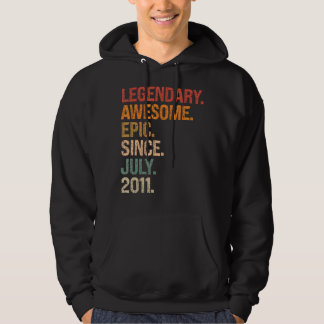 Legendarische Geweldige Epic sinds juli 2011 11e g Hoodie