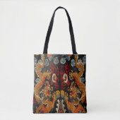 Legendarische Ghost Samurai Dragon Master Tote Bag (Voorkant)