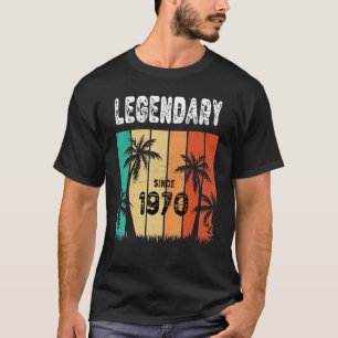 Legendarische Hawaii 1970 52s Verjaardag Zomer voo T-shirt