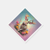 Legendarische Jackalope Grappig Retro Eng Servet (Hoek)