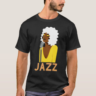 Legendarische jazzartiest Singer I Love Jazz T-shirt