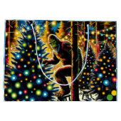 Legendarische kerst Bigfoot Groot Cadeauzakje (Achterkant)