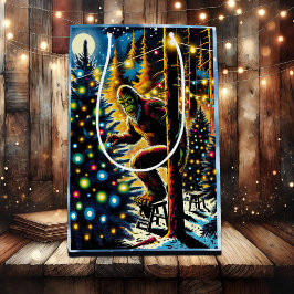 Legendarische kerst Bigfoot Medium Cadeauzakje