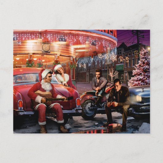 Legendarische Kerstmis Feestdagenkaart (Voorkant)