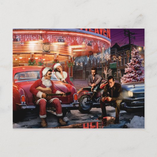 Legendarische Kerstmis Feestdagenkaart (Voorkant)