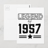 Legendarische Klassieker uit 1957 Briefkaart (Voorkant / Achterkant)