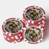 Legendarische krijgers poker chips (Opstapeling)