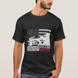 Legendarische kruisboog jager jacht t-shirt