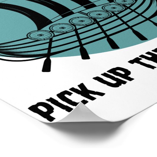 Legendarische Longboat (Light Edition) Poster (Hoek)