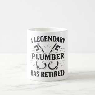 Legendarische loodgieter pensioen koffiemok
