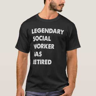 Legendarische maatschappelijk werker is met pensio t-shirt