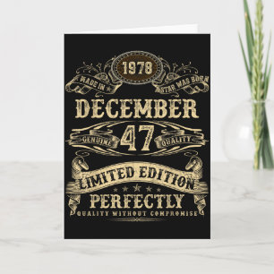 Legendarische man geboren december 1978 47ste verj kaart