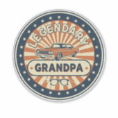 legendarische opa sticker (Voorkant)