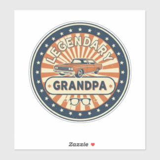 legendarische opa sticker