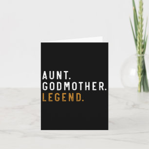 Legendarische Oudtante Godmoeder Grappige Tante Mo Kaart