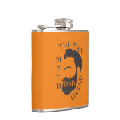 Legendarische Papa De Man Mythe Vader Cadeau Tribu Heupfles (Rechts)