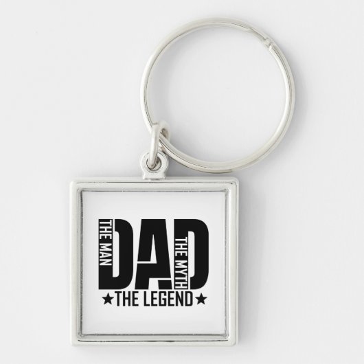 Legendarische papa man sleutelhanger (Voorkant)