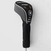 Legendarische Pappa en Birdie Whisper Red Wing Bir Golfheadcover (Schuin)
