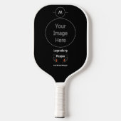 Legendarische Pappa en Birdie Whisper Red Wing Bir Pickleball Paddle (Achterkant)