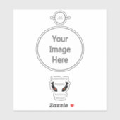 Legendarische Pappa en Birdie Whisper Red Wing Bir Sticker (Vel)