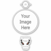 Legendarische Pappa en Birdie Whisper Red Wing Bir Sticker (Voorkant)