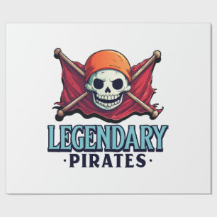 Legendarische Piraten Cadeaupapier