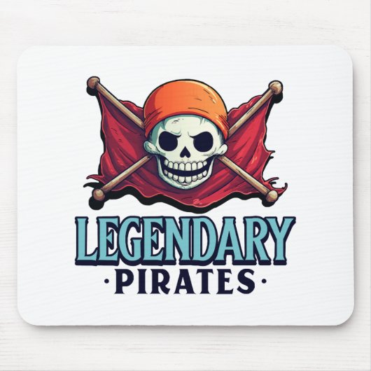 Legendarische Piraten Muismat (Voorkant)